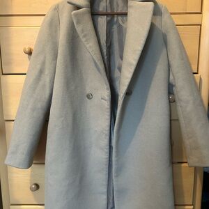 Uniqlo Light Gray Trench Coat